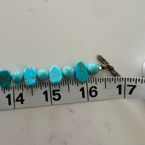Turquoise necklace 16” - Picture 5 of 6